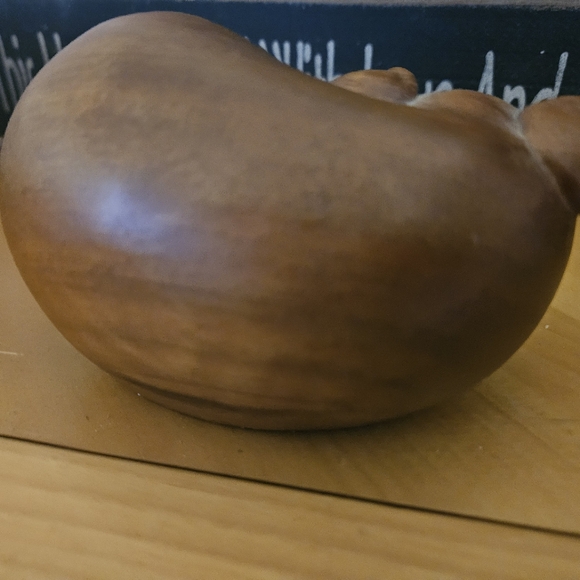 Vintage Japanese Happy Boxwood Carved Pig - Picture 7 of 13